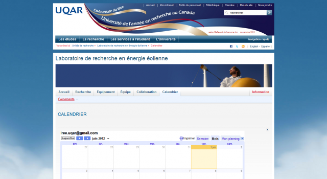 Laboratoire de recherche en énergie éolienne